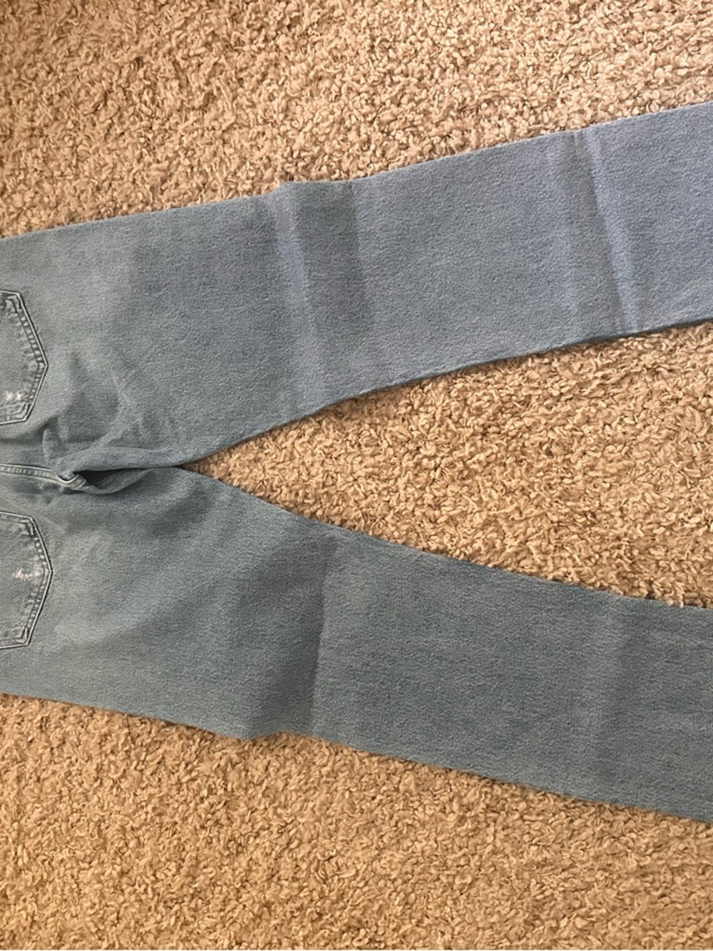 Agolde Tone Cherie High Rise Straight Jeans - Light Denim Blue - Picture 3 of 4